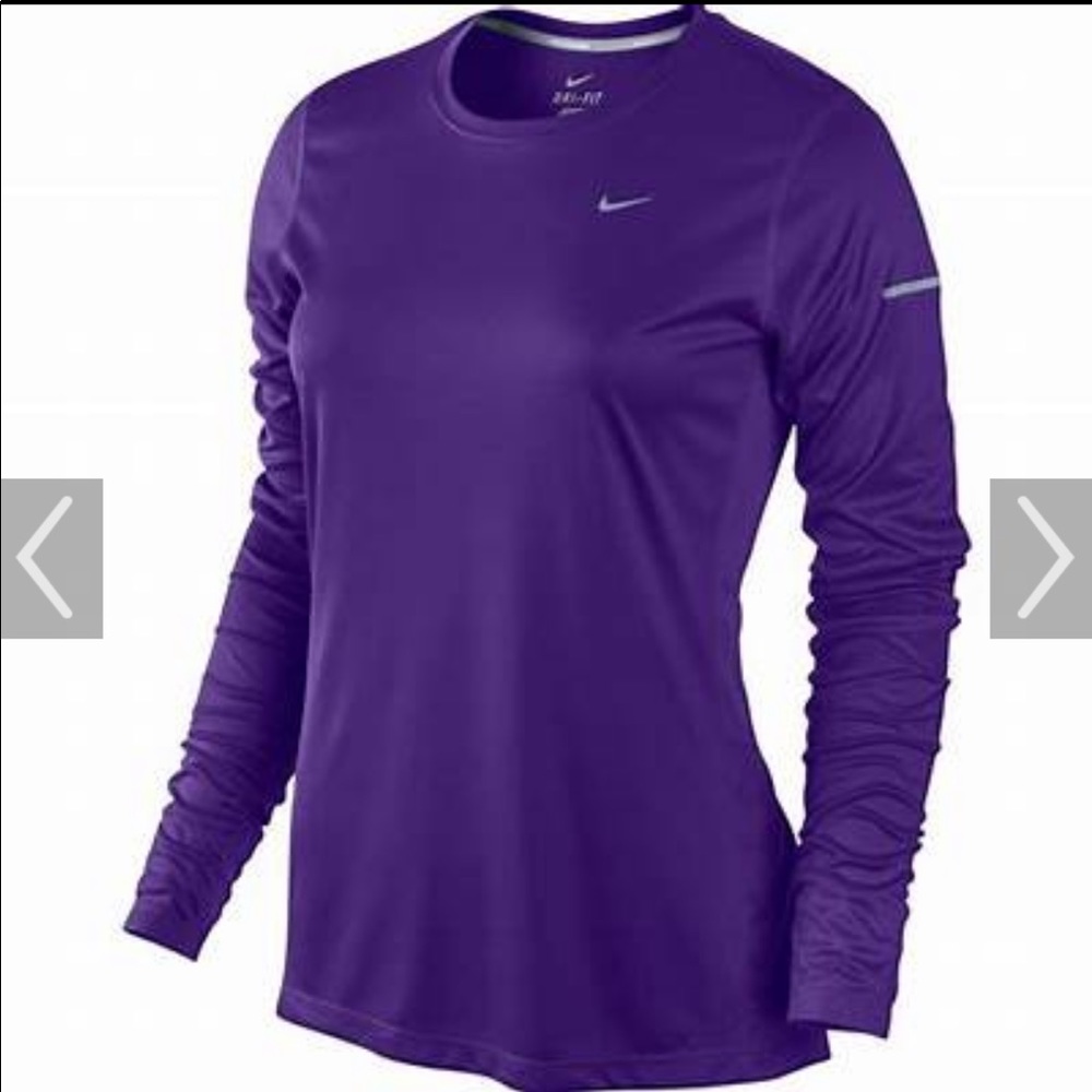 GUC Nike Miller long sleeve running top & Nike dri fit racer back tank